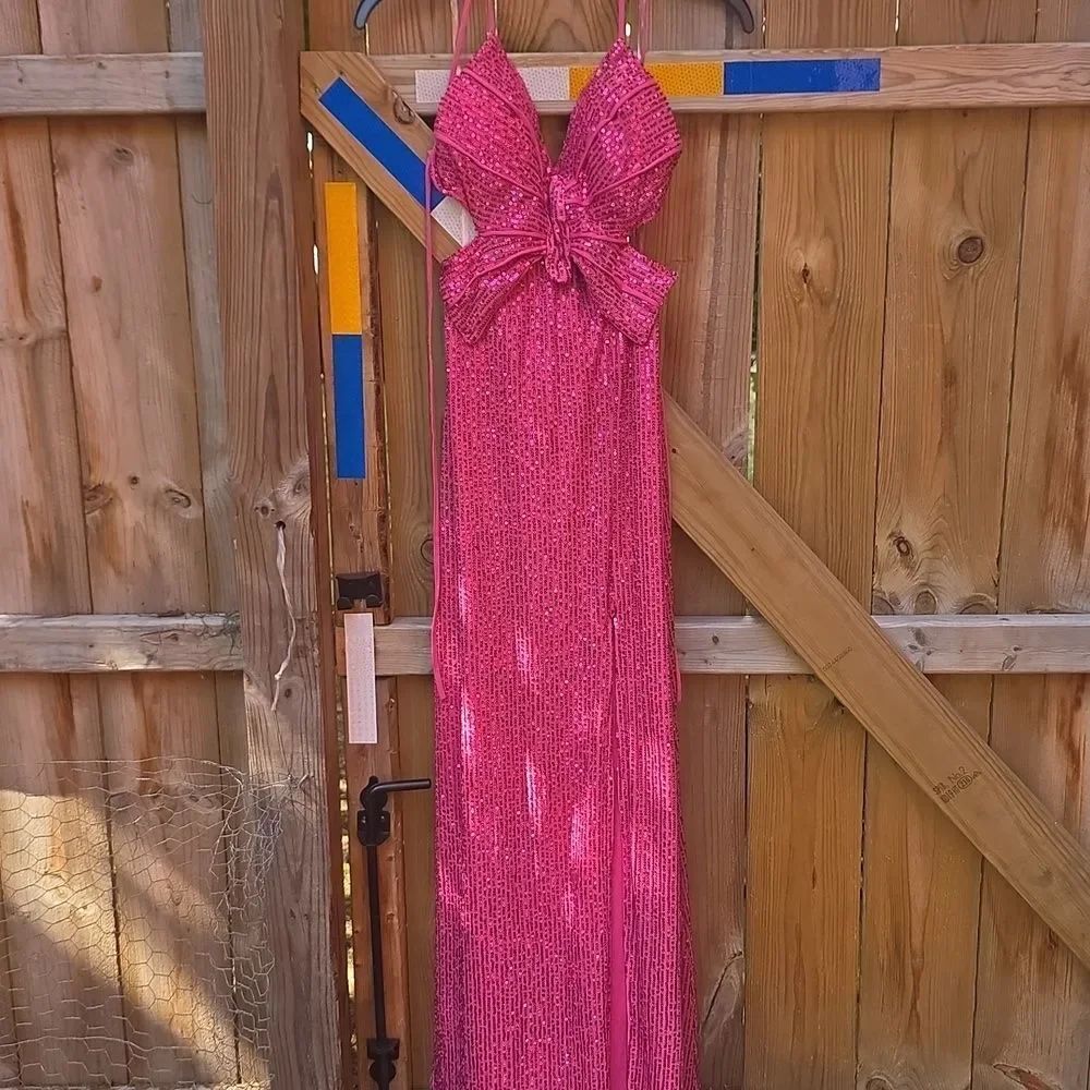 Pink Glitter Dress